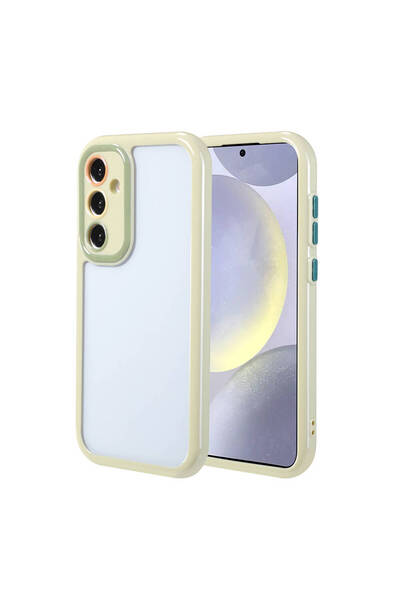 Nezih Case Samsung Galaxy A55 Kılıf Kamera Koruması ve Kenarları renkli Arkas...