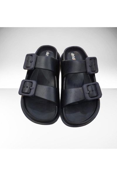 Akınal Bella EVA DOUBLE BUCKLE WOMEN'S ULTRA SOFT SO SOFT ADJUSTABLE SLIPPERS MODEL