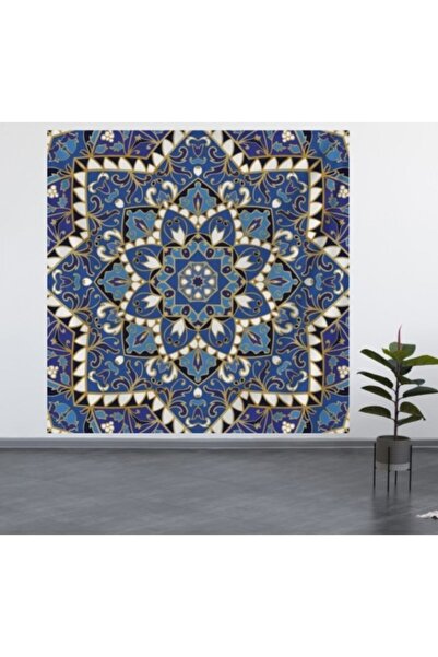 ALAMODECOR Tapiserie cu model Mandala (100X100, 140X140) / Covor de perete
