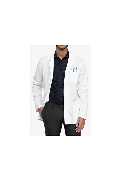 Myscrubs طوق الرجال| مريلة رجالية ذات حجم قياسي مع أزرار كبس