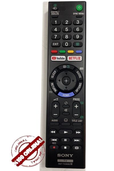 Sony Rmt-tx300 E Orjinall Hd Tv Uzaktan kumanda (ORJİNAL)