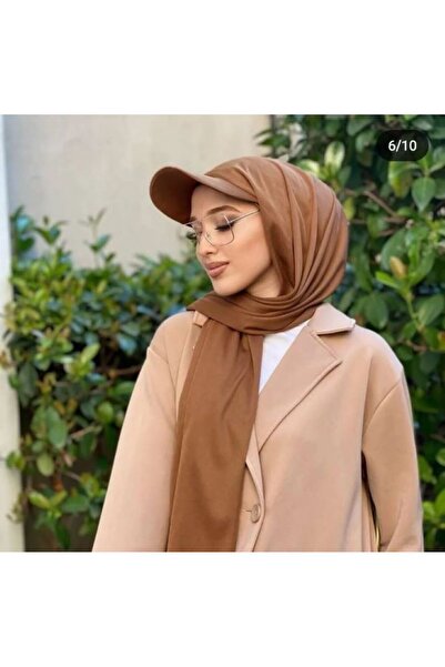 ZAHRANUR HİJAB شال جاهز مع بونيه وقبعة - وشاح