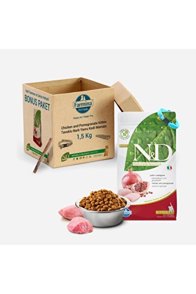 N&D Tahılsız Kitten Tavuk&nar Yavru Kedi Maması 1,5 kg