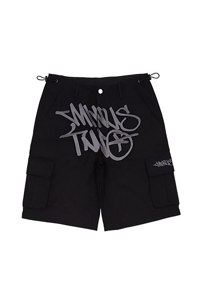 Gofeel Y2k Minus Two - Unisex γκρι σορτς με τσέπη Cargo