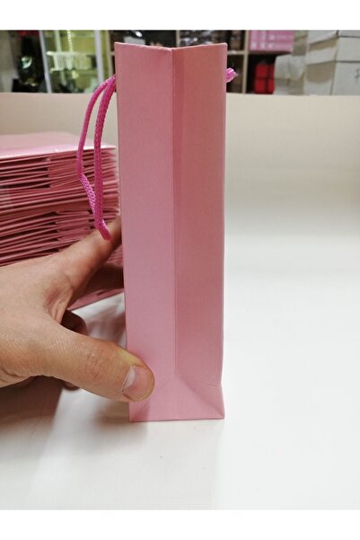 BURAKKUTU Karton Çanta Pembe 12x17cm Paket Adeti 25 Lidir