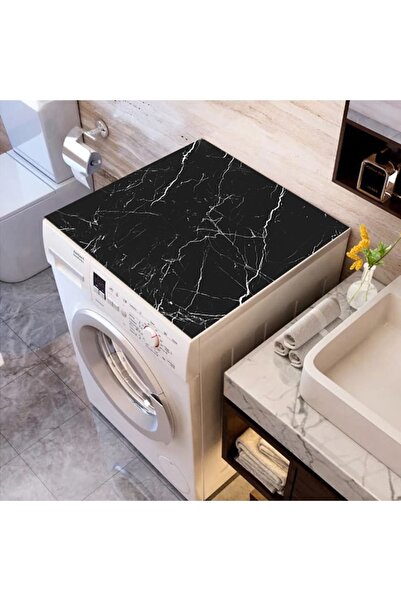 ALAMODECOR Renkli Baskılı Çamaşır Makine Örtüsü Kumaş Örtü 62 Cm X 62 Cm | Ba...