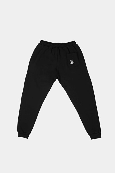 Elitar ELITAIR - Oversized Logo Jogger SIYAH
