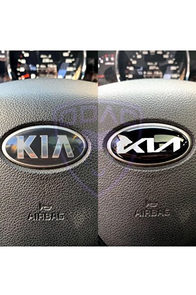 Direksiyon Içi Kıa Yeni Logo Sticker Dekorasyon, Cerato, Ceed, Rio Forte, Sportage, Sorento, Picanto