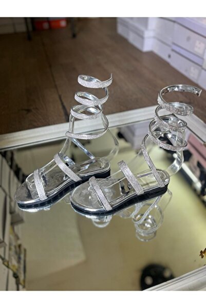 A.FRM Taşlı Şık Sandalet