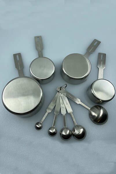 Eysigo Measuring Cup and Measuring Spoon Set, 304 Quality Stainless Steel