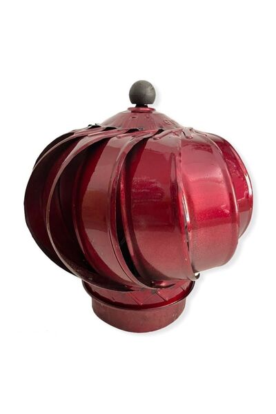 By Yağlıoğlu Baca Boru Döneri Sapka Bilyalı Rüzgar Gülü (büyük Boy)