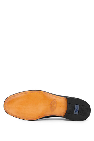 Tamer Tanca Черни мъжки мокасини от естествена кожа