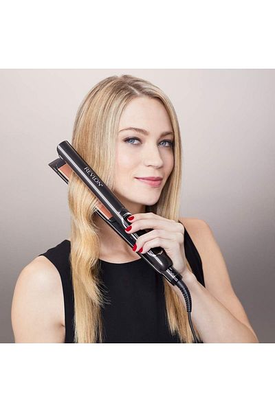 Revlon Hair straightener Ceramic flat iron 30LCD settings, 10sec fast heatup, Frizz control RVST2155