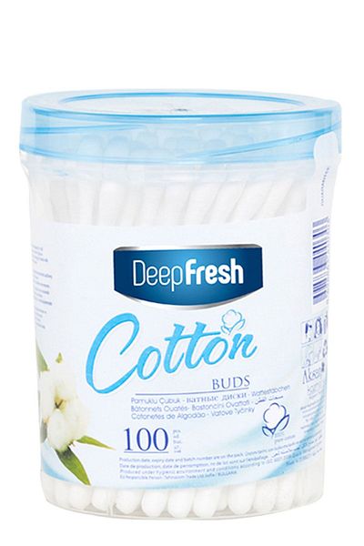 Deep Fresh 100 Pieces of Earsticks - Pack of 3
