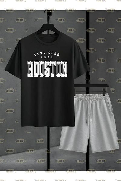 aynewmoda Комплект шорти и тениска Houston Baskl