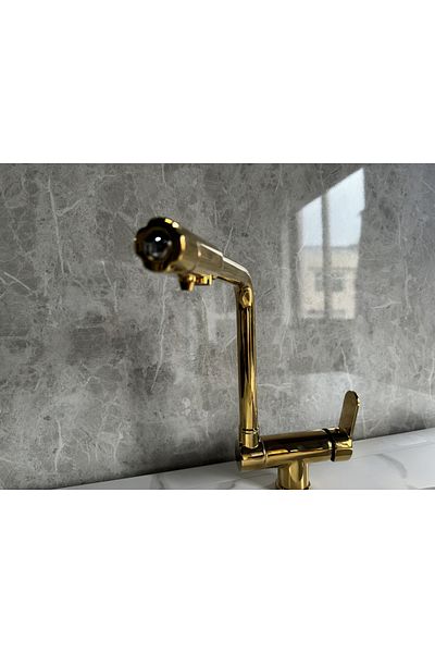 OEM New Gold Kitchen Window Sink - Water Purification, Folding Front