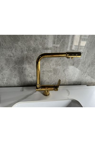 OEM New Gold Kitchen Window Sink - Water Purification, Folding Front