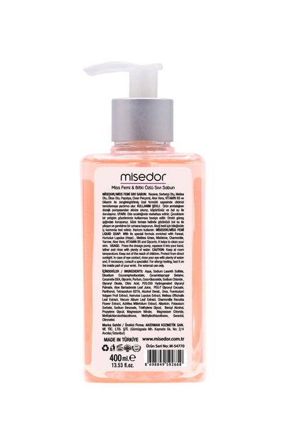 Misedor Rose & Magnolia Liquid Soap 400 ml