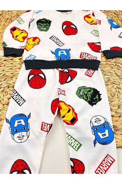 FURKYY Marvel Patterned Pajama Set - Seasonal