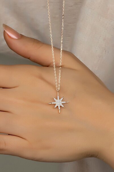 Else Silver Kadın Gümüş Şimal Yıldızı Kolye