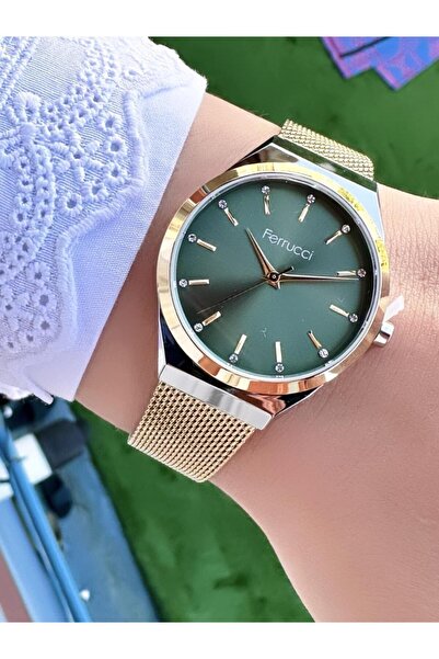 Ferrucci  Kadın Metal Kordon Kol Saati