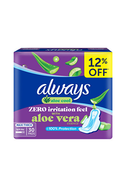 Always Dry and Comfort Sanitary Pads Large 30 ct @12% off
