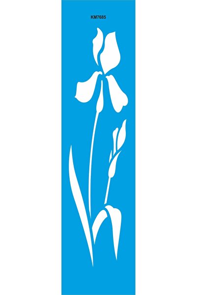 StencilSepeti سلة استنسل منقوشة من المواد السميكة - قالب رسم حافة مقاس 20 × 80