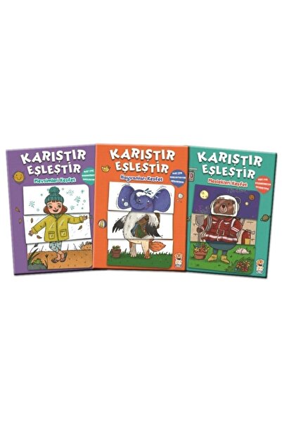 Sincap Kitap Karıştır Eşleştir 3lü Set