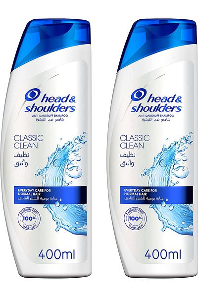 Head&Shoulders Head & Shoulders Classic Clean Anti-Dandruff Shampoo 400ml x 2