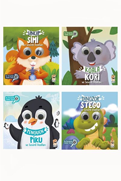 Sincap Kitap Sincap Simi - Koala Kori - Dinozor Stego - Penguen Piku Bu Kocam...