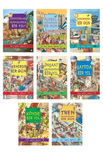 TÜRKİYE İŞ BANKASI KÜLTÜR YAYINLARI Iş Bankası Bul Eğlen Öğren Serisi 8 Kitap