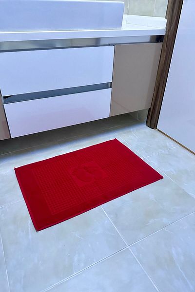 Özdilek 2 Pieces Bathroom Foot Mats - 100% Cotton, 50x70 cm