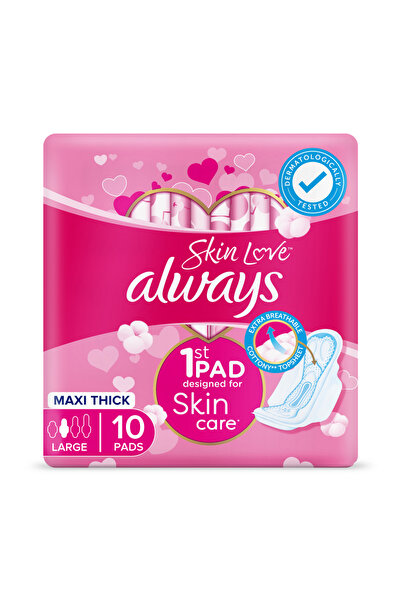 Always Cotton Thick Pads | Normal | 10 pcs