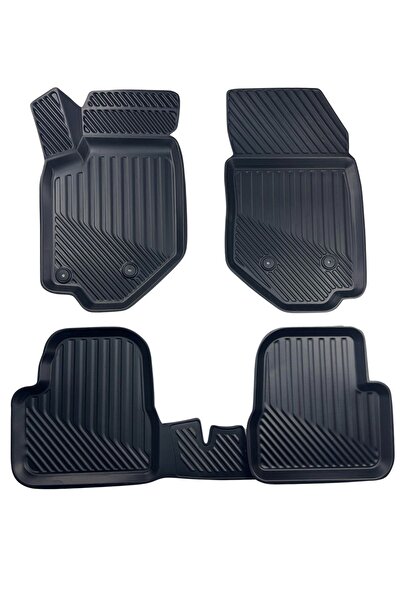 Black Gold Fiat Egea Sedan Araca Özel 3D Kauçuk Oto Paspas Sonne