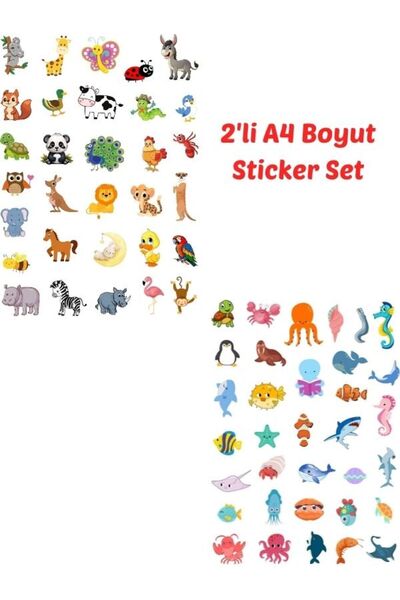 Fun Sticker Glass Wall Laptop Phone Sticker (A4 Pages- 27-35 Stickers each)