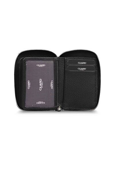 GUARD Mini Fermuarlı Cüzdan / 796 - Mat Siyah