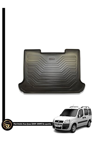 Black Gold Fiat Doblo Kısa Şase 2001-2009 3D Birebir Uyumlu Bagaj Havuzu Frj