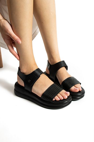 Neva'nın Butiği Sandale de damă cu talpă înaltă imprimate cu laser - Pantofi casual cu velcro