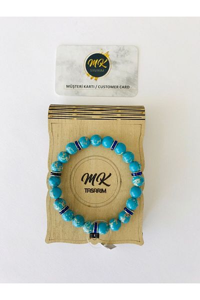 MK tasarım MK Design - Real Presence Stone 100% Original Bracelet MKT4001