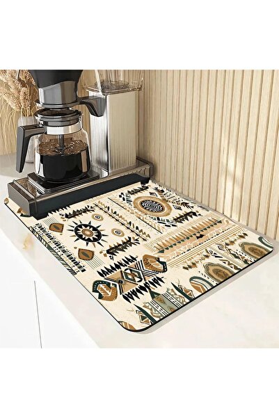 Else Dekor Countertop Dish Drying Mat Non-Slip Water Absorbent Drying Cloth Drying Cover Dsn-11