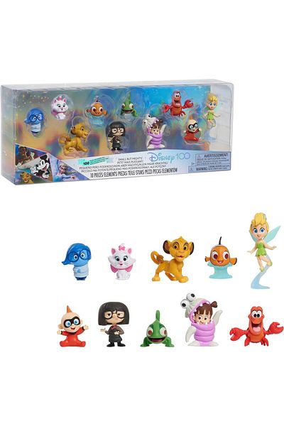 Disney 100 Years of Small But Mighty Celebration Collection Limited Edition 10-Piece Figure Pack