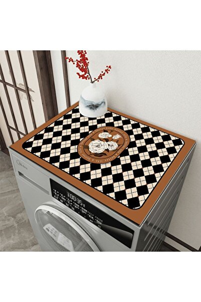 Else Halı Else Kurutmalık Çamaşır Makinesi Örtüsü Koruma Matı Sıvı Geçirmez K...