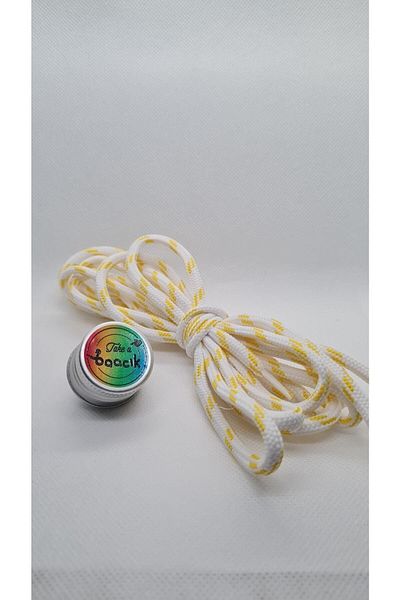 Take a Baacık White-yellow Boots Shoelaces - 140 Cm