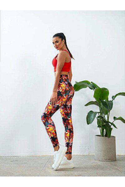 lismina Sete Ekstra Yüksek Bel Toparlayıcı Polyamid Tayt