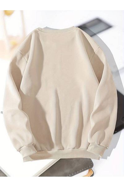 Elvino Άνετο φούτερ PARIS Printed Unisex - Crew Neck με 3 κλωστές