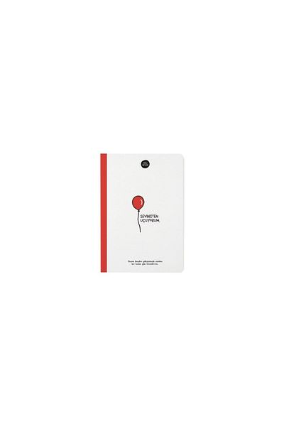 Hisli Şeyler I Fly From Joy Written Lined Notebook 14x20
