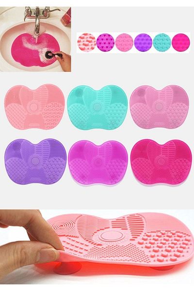 BİYUTREND Silicone Makeup Brush Cleaning Pad |   Non-Toxic Practical Cleaning Apparatus and Cleaning Mat