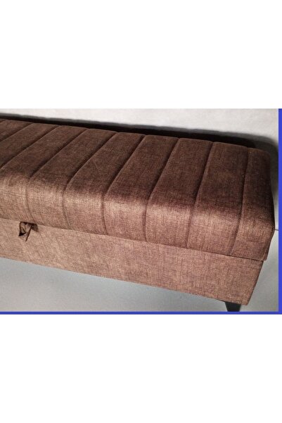 YUSE MOBİLYA VE AKSESUAR 100x40x45 Cayz Yatak Ucu Puf Antresit