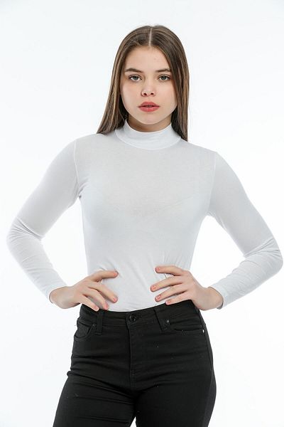 YCG GİYİM Long Sleeve Half Fishing Body