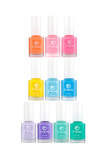 Frapan 10 Adet Oje Summer Serisi